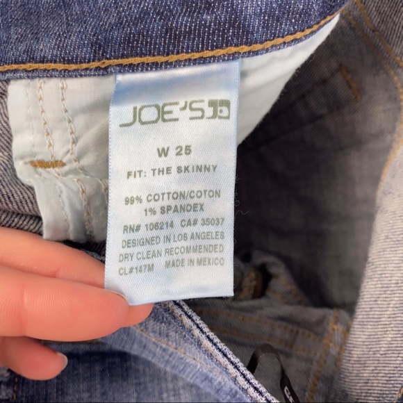 Joe’s Jeans Nina Destroyed Skinny Jean 25 x 32 - Picture 5 of 6